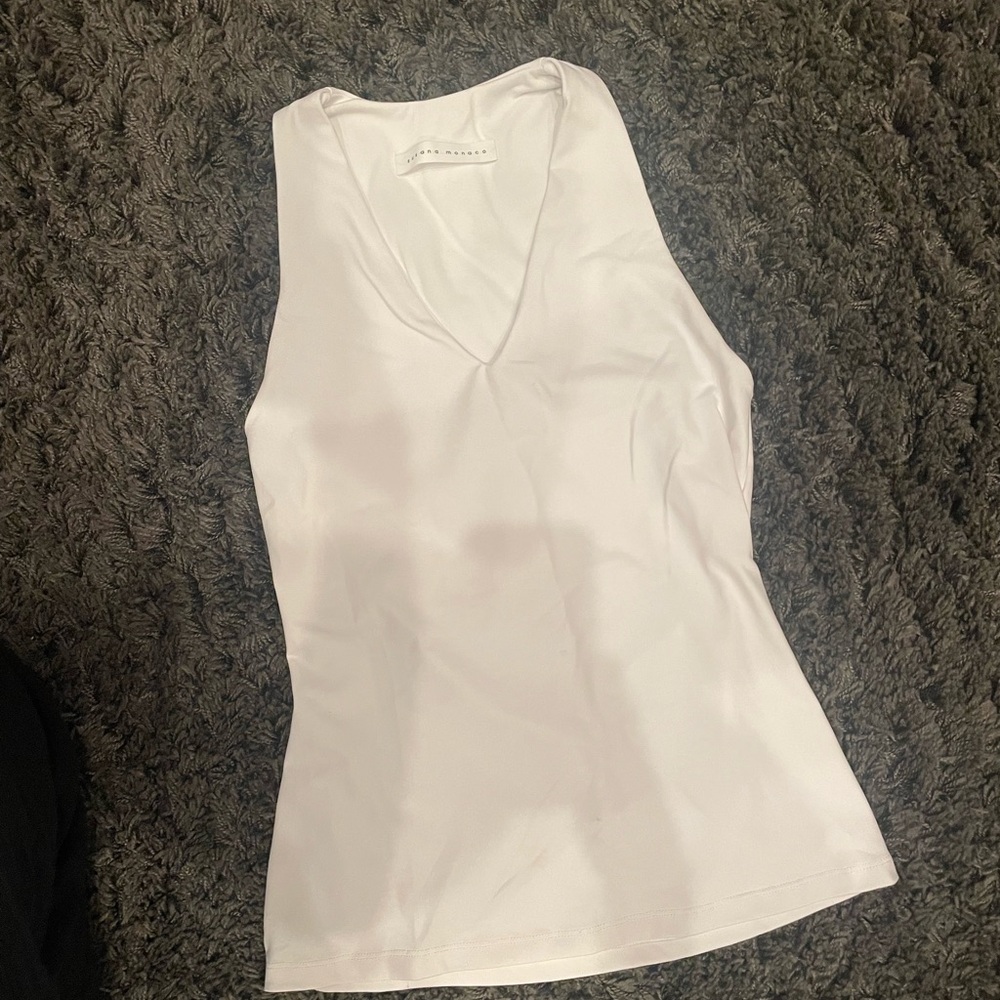 Susana Monaco white tank - size M
